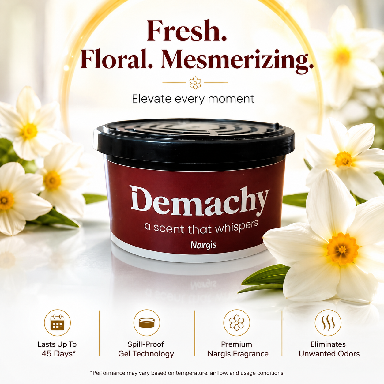 Demachy Nargis, Musk, Citrus Luxe and Lavender — all four fragrances